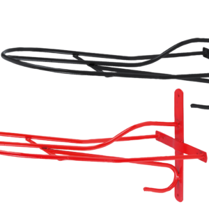 Zadelhouder 54cm metaal zwart