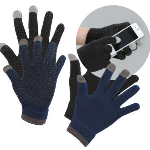 Rijhandschoen Magic Touch zwart 1size4all