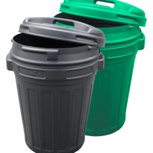 Voerton met draaisluiting 70 liter Green