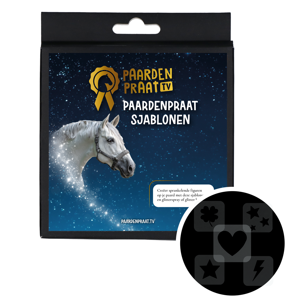 Paardenpraat Sjablonen 5 stuk