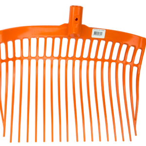 Mestvork kunststof oranje zonder steel