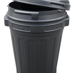 Voerton met draaisluiting 70 liter Black