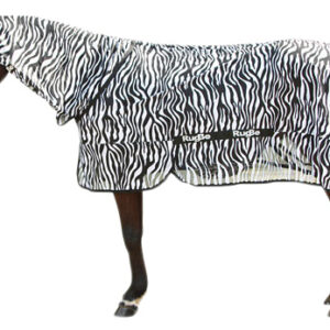 Vliegdeken Zebra incl. nekdeel 205cm
