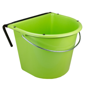 Voerbak 15 l met ophang en  hengsel lichtgroen