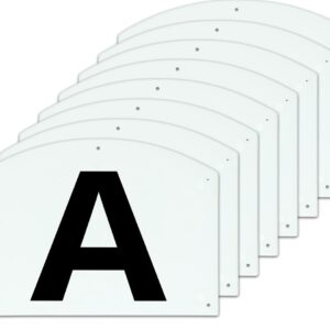 Dressage manege letters ABCEFHKM 30 x 20 cm